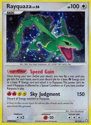 Pokemon: Rayquaza Legends Awakened 14/146 - Light Play