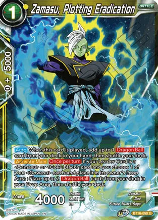 Zamasu, Plotting Eradication (BT16-090) [Realm of the Gods] Parallel Foil