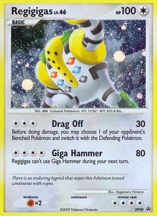 Regigigas DP40/56 - Diamond and Pearl Promos Holofoil