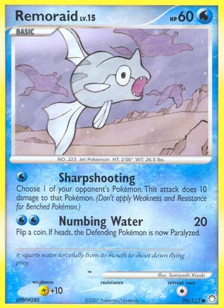 Remoraid 095/123 - Mysterious Treasures Reverse Holofoil
