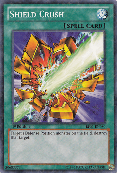 Shield Crush [BP01-EN080] Starfoil Rare - Josh's Cards