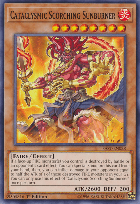 Cataclysmic Scorching Sunburner [SAST-EN028] Common - Josh's Cards