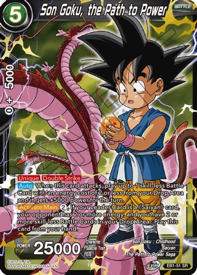 Son Goku, the Path to Power (EB1-051) [Battle Evolution Booster] Parallel Foil