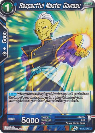 Respectful Master Gowasu (BT10-049) [Rise of the Unison Warrior 2nd Edition] Parallel Foil