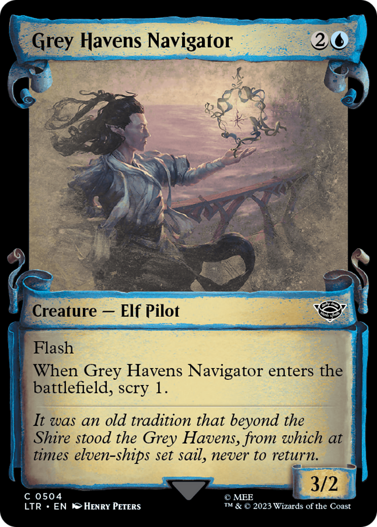 Grey Havens Navigator (LTR-504) - The Lord of the Rings: Tales of Middle-earth: (Showcase) Foil