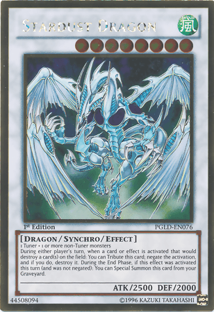 Stardust Dragon [PGLD-EN076] Gold Rare - Josh's Cards