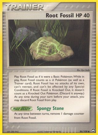 Root Fossil 086 - Power Keepers - Reverse Holofoil