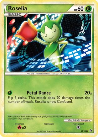 Roselia 061/95 - Unleashed Reverse Holofoil