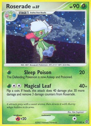 Roserade 017/132 - Secret Wonders Holofoil