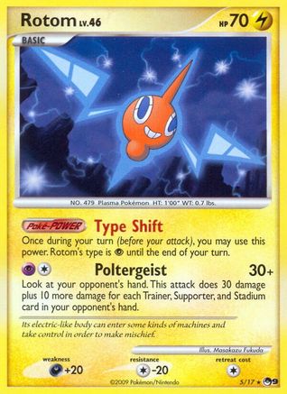 Rotom 005/17 - POP Series 9 Holofoil