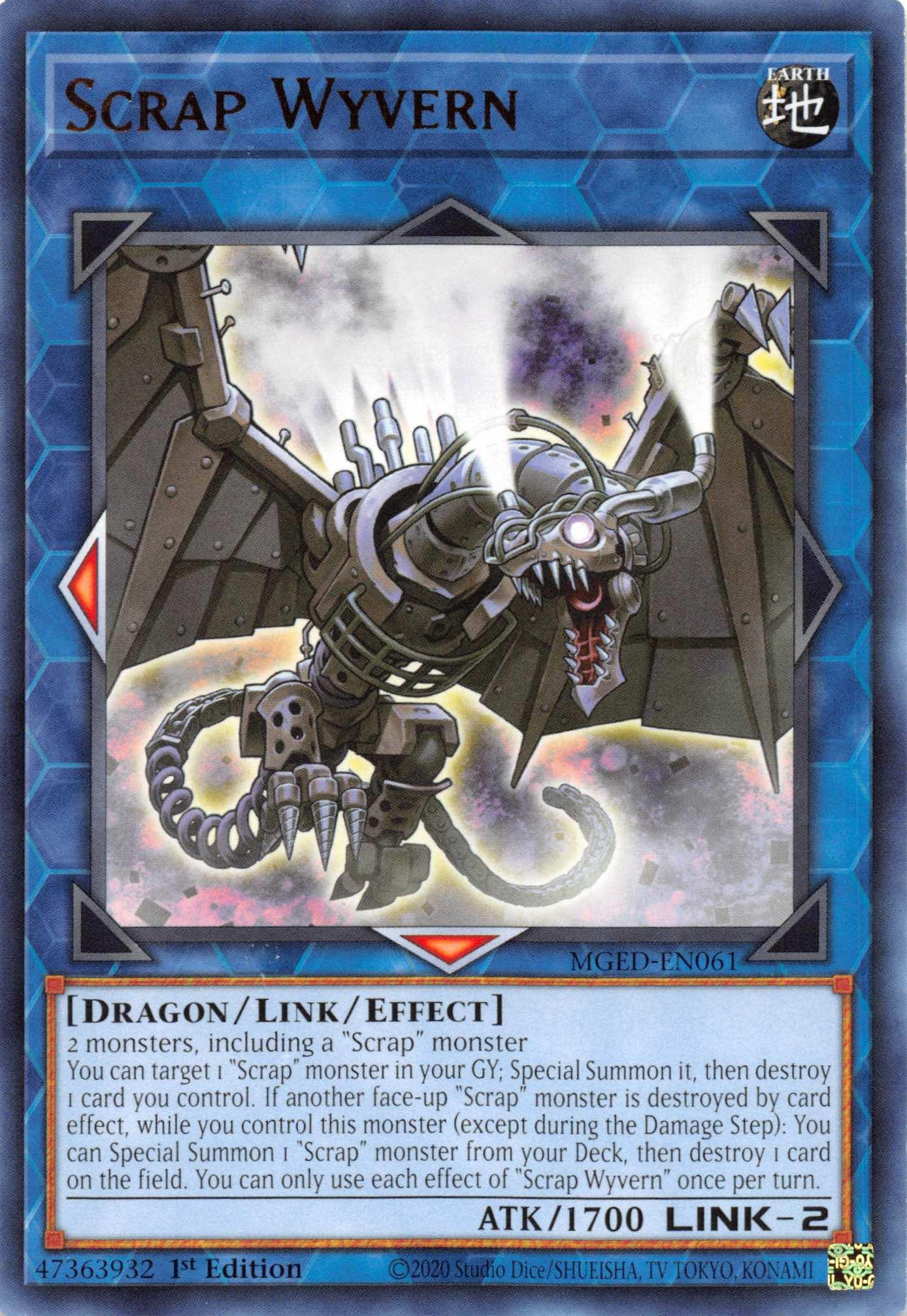Scrap Wyvern [MGED-EN061] Rare - Josh's Cards