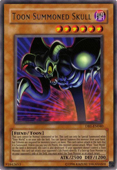 Toon Summoned Skull [DB1-EN040] Rare - Josh's Cards