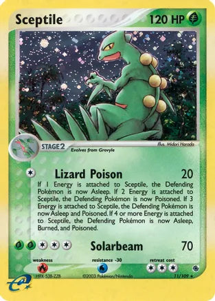 Pokemon: Sceptile Ruby & Sapphire 11/109 - Near Mint