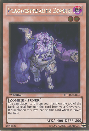 Plaguespreader Zombie [PGLD-EN074] Gold Rare - Josh's Cards