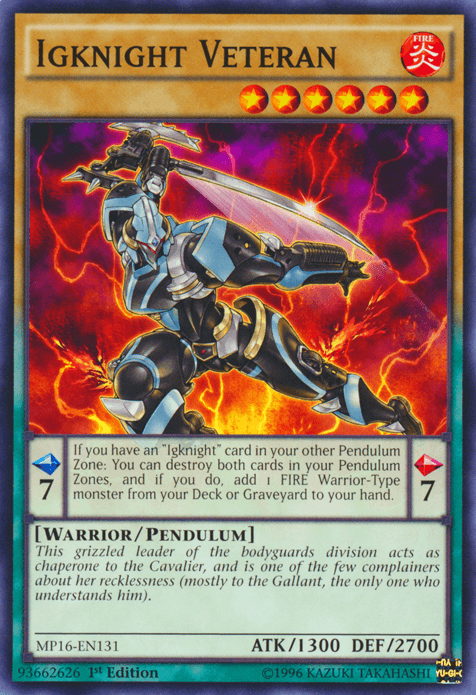 Igknight Veteran [MP16-EN131] Common - Josh's Cards