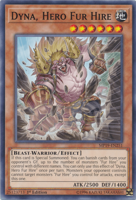 Dyna, Hero Fur Hire [MP19-EN251] Common - Josh's Cards