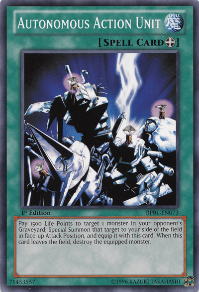 Autonomous Action Unit [BP01-EN073] Common - Josh's Cards