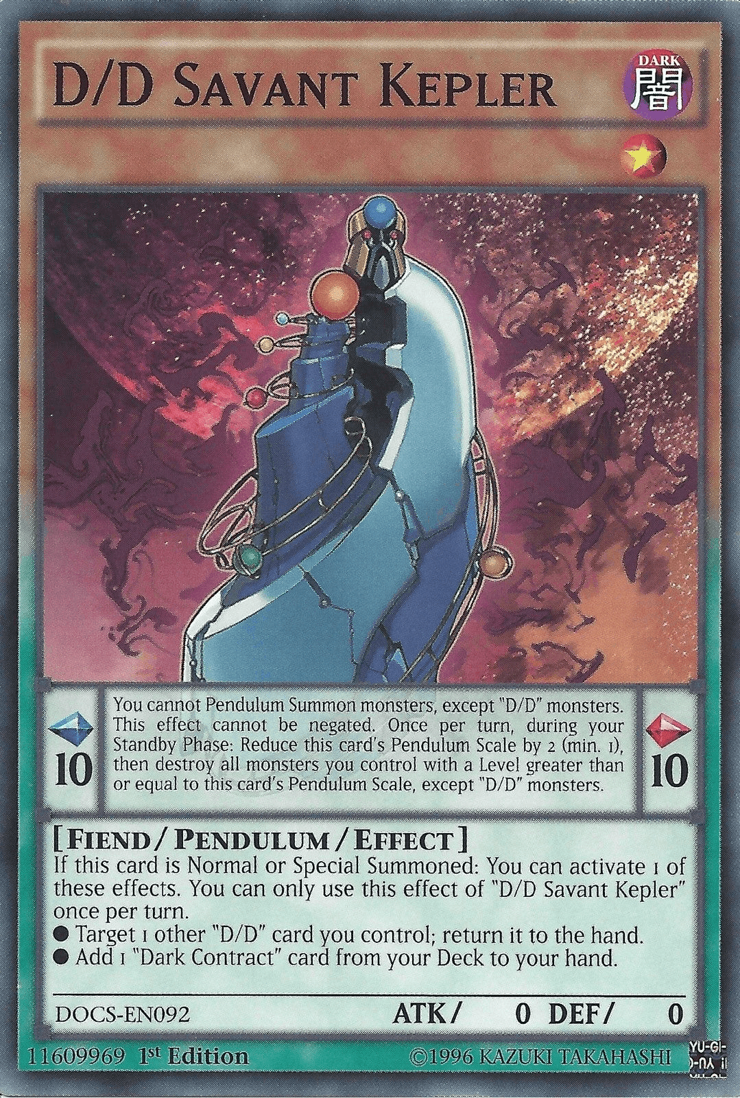 D/D Savant Kepler [DOCS-EN092] Common - Josh's Cards