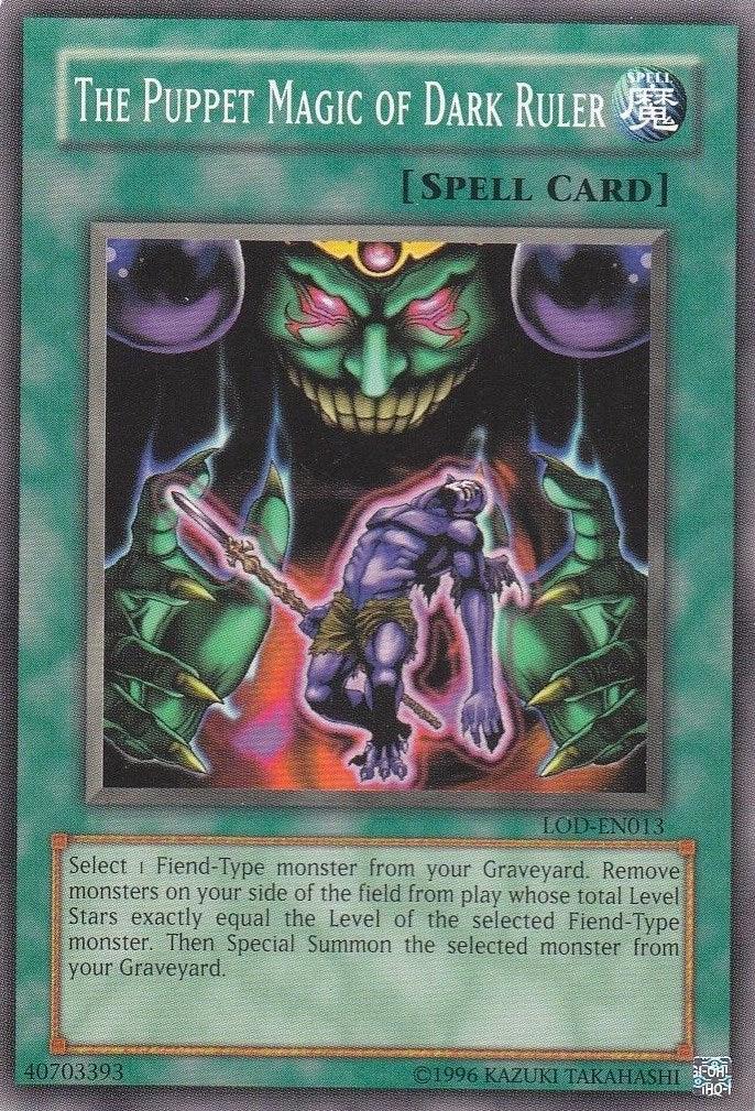 The Puppet Magic of Dark Ruler [LOD-EN013] Common - Josh's Cards