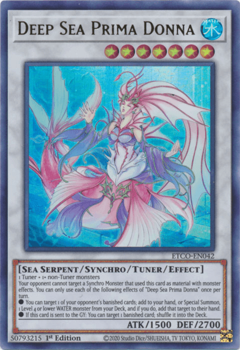 Deep Sea Prima Donna [ETCO-EN042] Ultra Rare - Josh's Cards