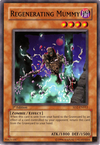 Regenerating Mummy [SD2-EN012] Common - Josh's Cards