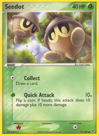 Seedot 071/107 - Deoxys - Reverse Holofoil