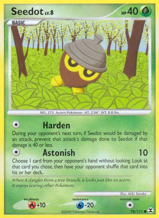 Seedot 078/111 - Rising Rivals Reverse Holofoil