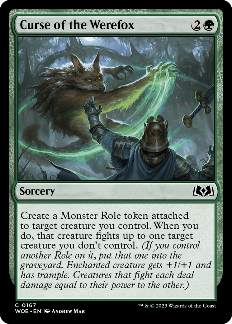 Curse of the Werefox (WOE-167) - Wilds of Eldraine Foil