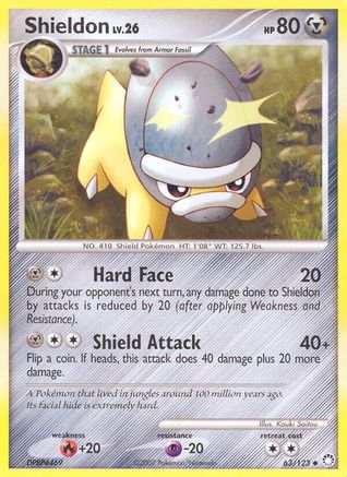 Shieldon 063/123 - Mysterious Treasures Reverse Holofoil