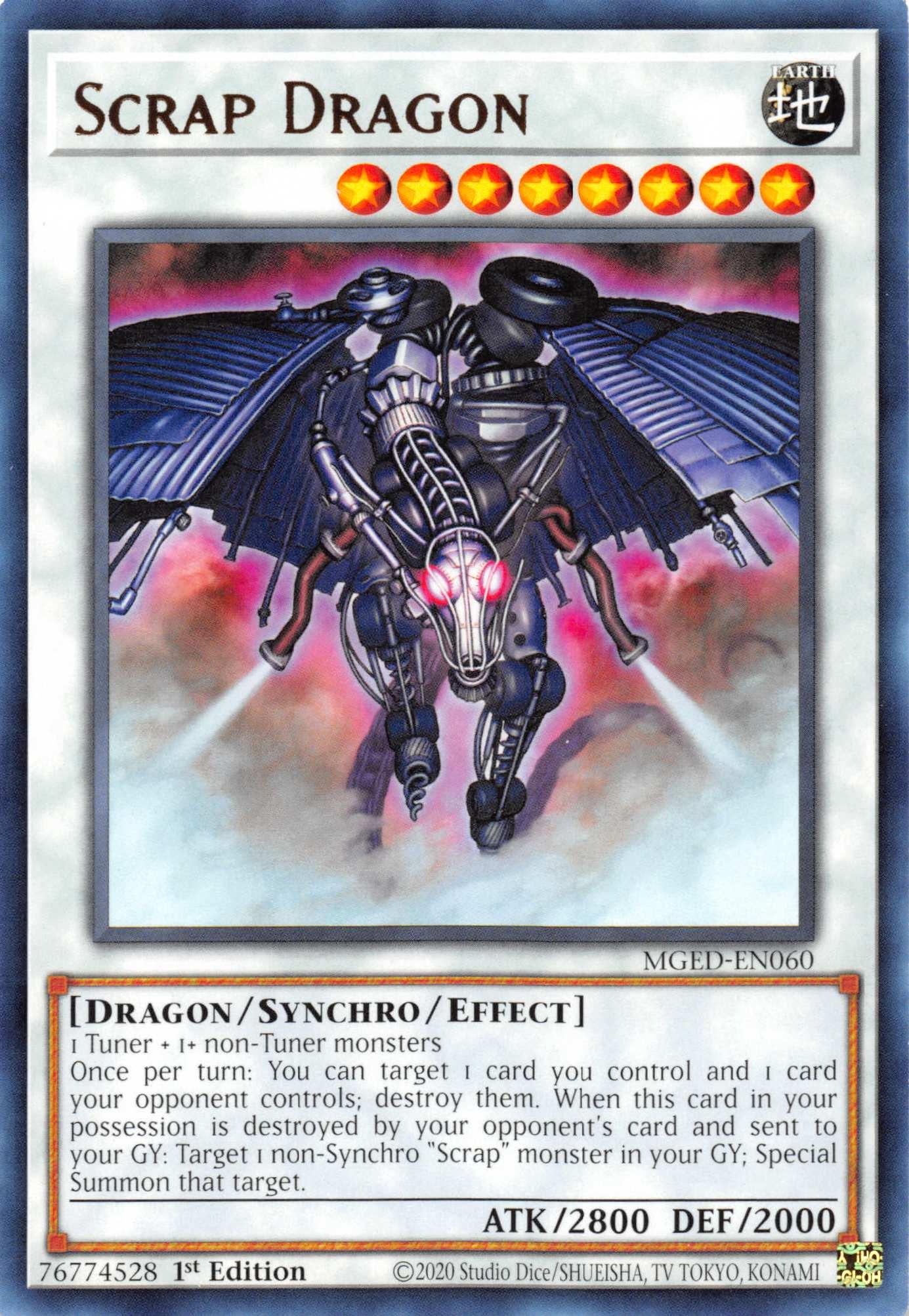Scrap Dragon [MGED-EN060] Rare - Josh's Cards