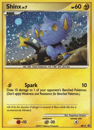 Shinx DP15/56 - Diamond and Pearl Promos Holofoil