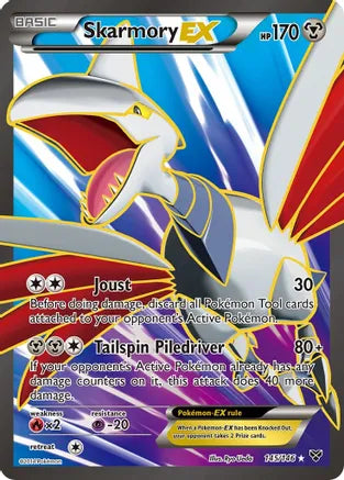 Pokemon: Skarmory EX XY Base 145/146 - Light Play