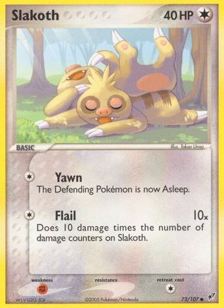 Slakoth 073 - Deoxys - Reverse Holofoil