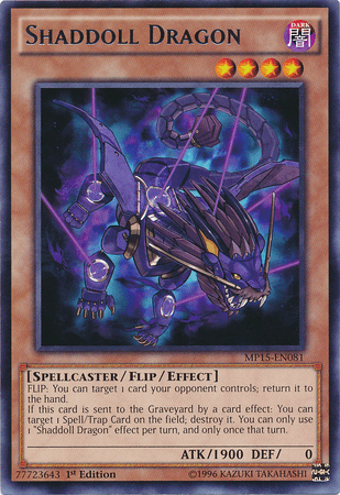 Shaddoll Dragon [MP15-EN081] Rare - Josh's Cards