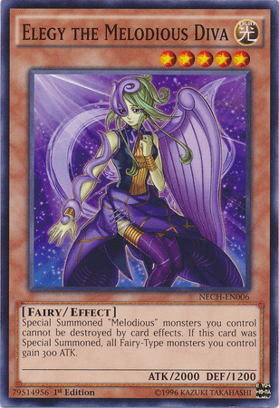 Elegy the Melodious Diva [NECH-EN006] Common - Josh's Cards