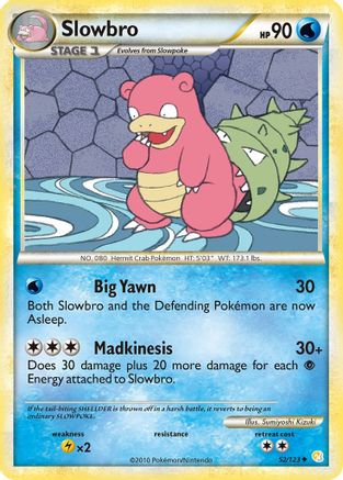 Slowbro 052/123 - HeartGold SoulSilver