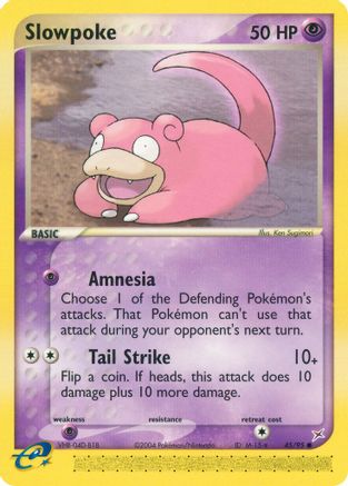 Slowpoke 045/95 - Team Magma vs Team Aqua Reverse Holofoil