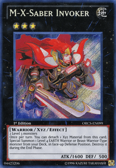 M-X-Saber Invoker [ORCS-EN099] Secret Rare - Josh's Cards