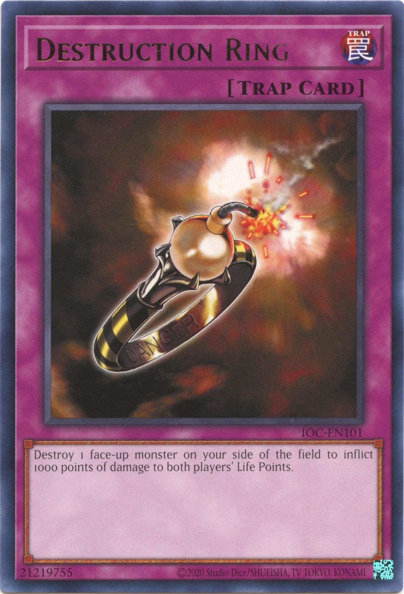 Destruction Ring (25th Anniversary) [IOC-EN101] Rare - Josh's Cards