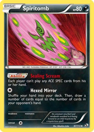 Spiritomb 087/113 - Legendary Treasures Reverse Holofoil