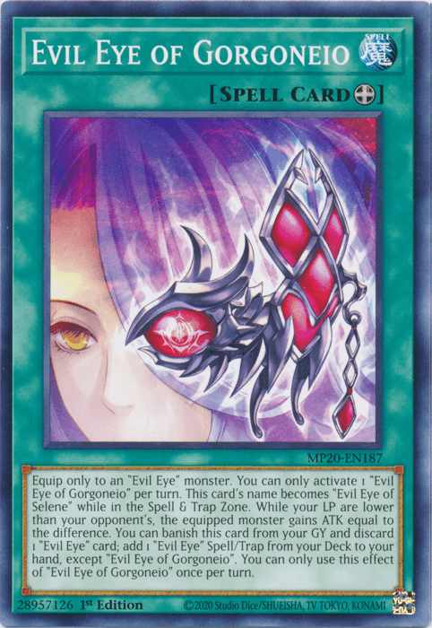 Evil Eye of Gorgoneio [MP20-EN187] Common - Josh's Cards