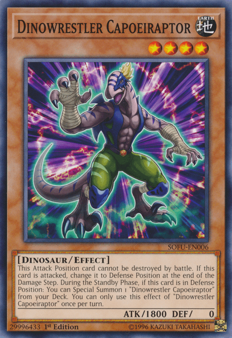 Dinowrestler Capoeiraptor [SOFU-EN006] Common - Josh's Cards