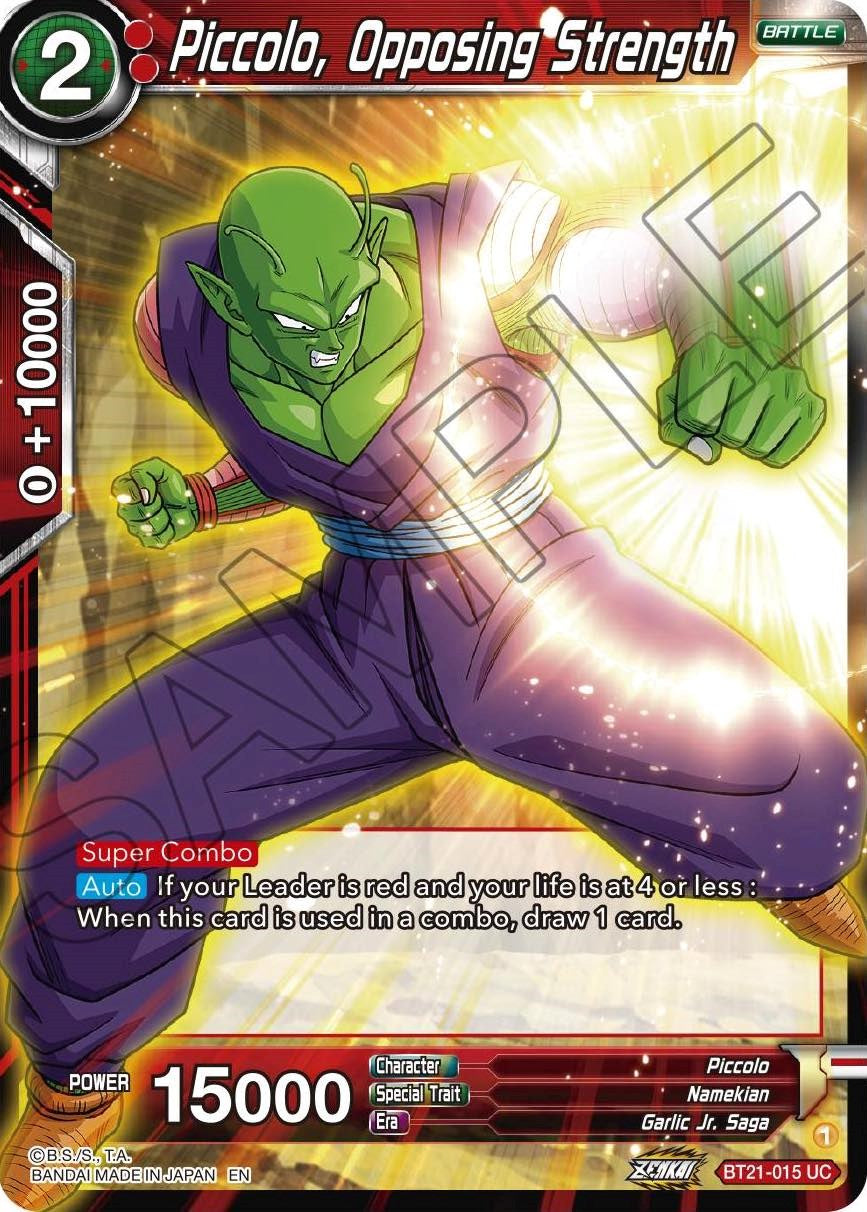 Piccolo, Opposing Strength (BT21-015) [Wild Resurgence] Parallel Foil