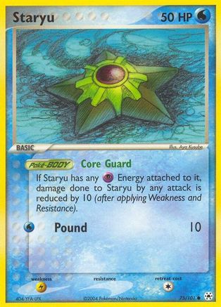 Staryu 075/101 - Hidden Legends Reverse Holofoil