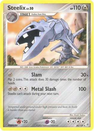 Steelix 038/130 - Diamond and Pearl Reverse Holofoil