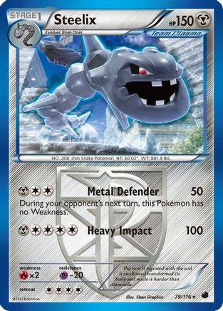 Steelix (Team Plasma) 079/116 - Plasma Freeze Reverse Holofoil