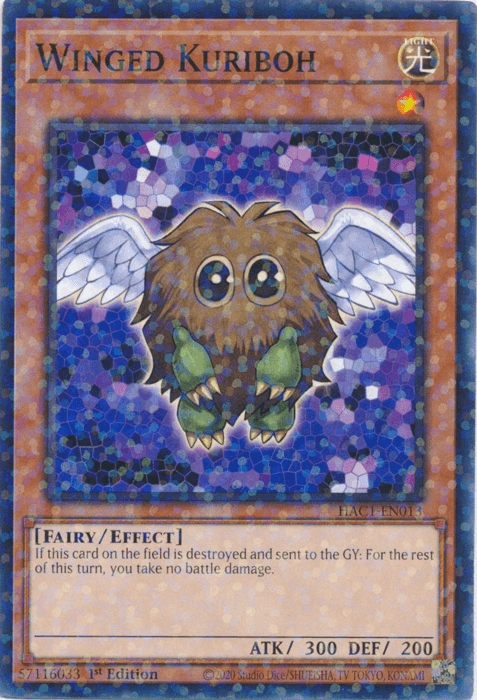 Winged Kuriboh (Duel Terminal) [HAC1-EN013] Common - Josh's Cards