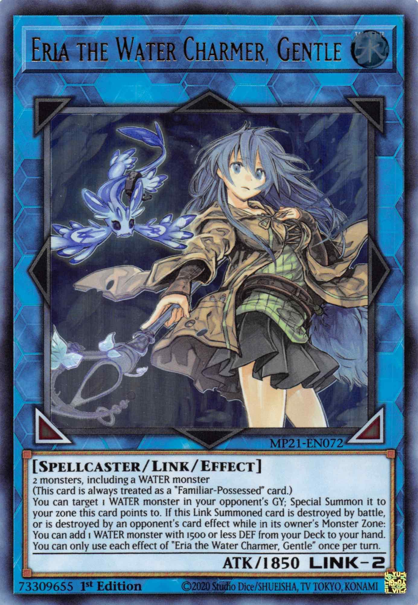Eria the Water Charmer, Gentle [MP21-EN072] Ultra Rare - Josh's Cards