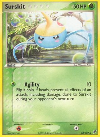 Surskit 078/107 - Deoxys - Reverse Holofoil