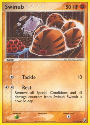 Swinub 079/109 - Team Rocket Returns - Reverse Holofoil